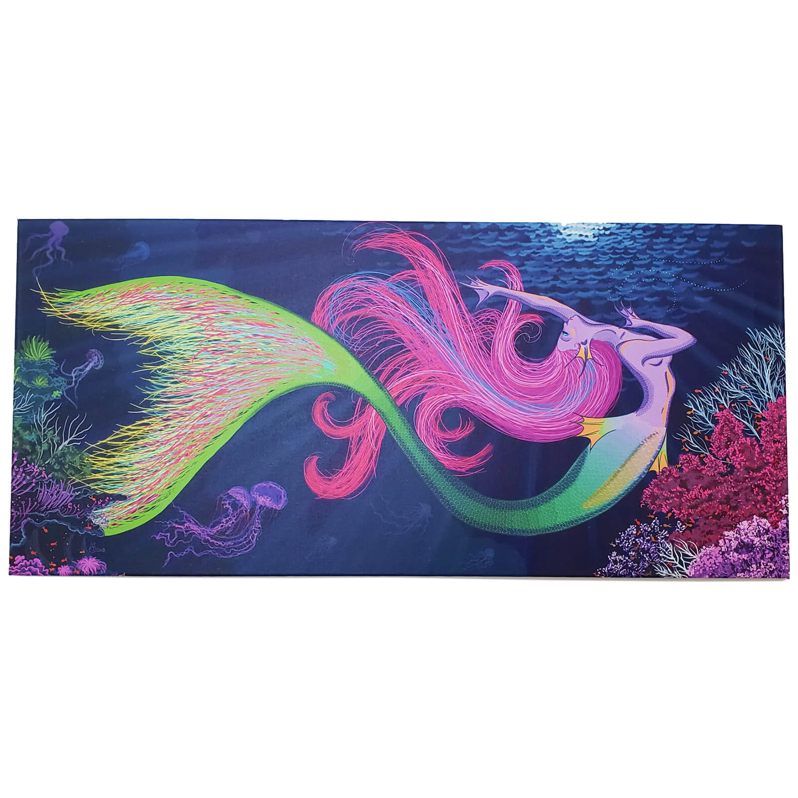 Mermaid Meditation Canvas Print
